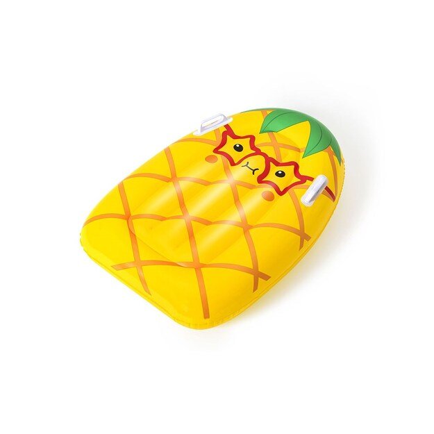 Pripučiamas vaikiškas gultas su rankenomis Bestway Ananas 84cm x 56cm