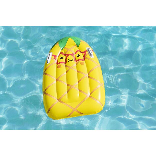 Pripučiamas vaikiškas gultas su rankenomis Bestway Ananas 84cm x 56cm