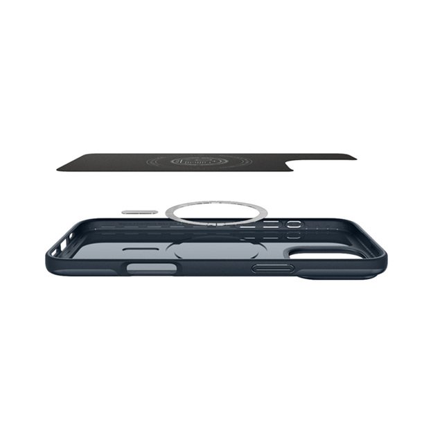 „Spigen Thin Fit Mag MagSafe“ dėklas, skirtas „iPhone 16 Pro“ (metalinis skalūno spalvos)