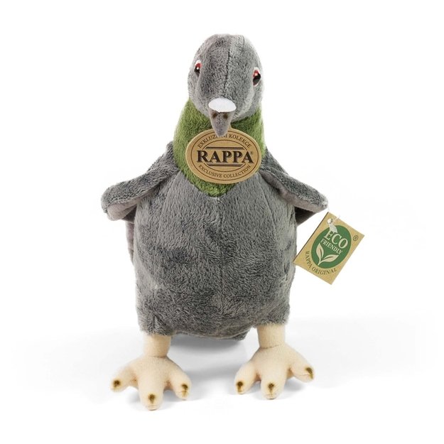 Rappa - pliušinis realistiškas žaislinis balandis 23 cm, ekologiškas