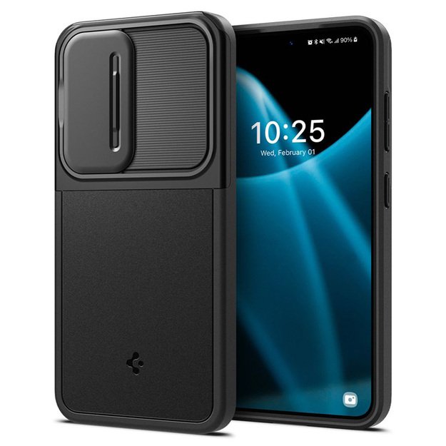 „Spigen Optic Armor“ – dėklas, skirtas „Samsung Galaxy S24“ (juodas) 16