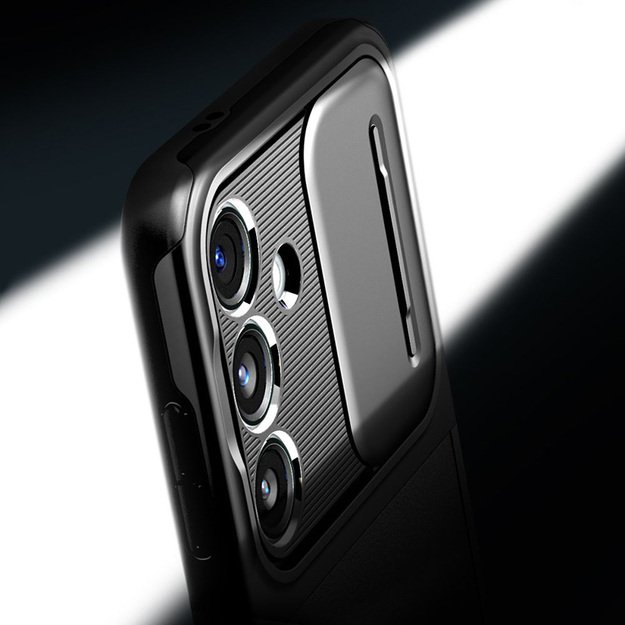 „Spigen Optic Armor“ – dėklas, skirtas „Samsung Galaxy S24“ (juodas) 5