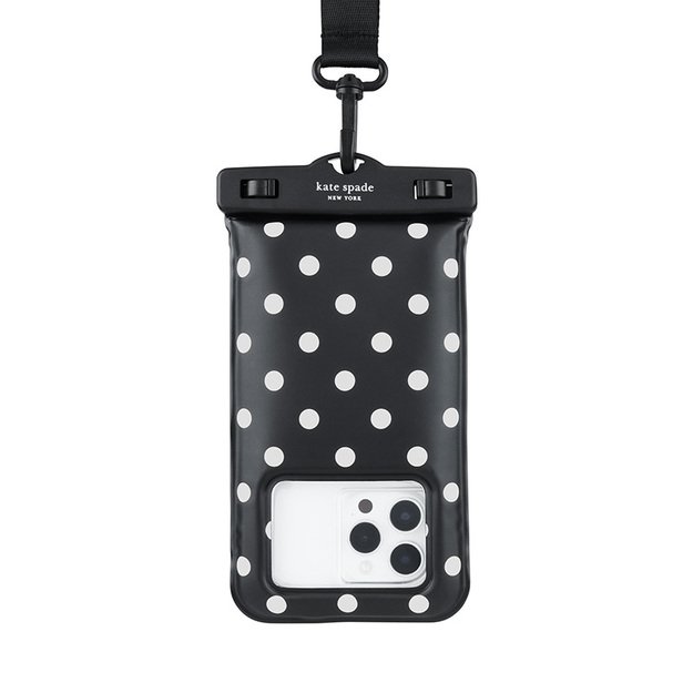 „Kate Spade New York“ vandeniui atsparus plaukiojantis dėklas – vandeniui atsparus dėklas išmaniesiems telefonams iki 6,7 colio (Picture Dot) 8