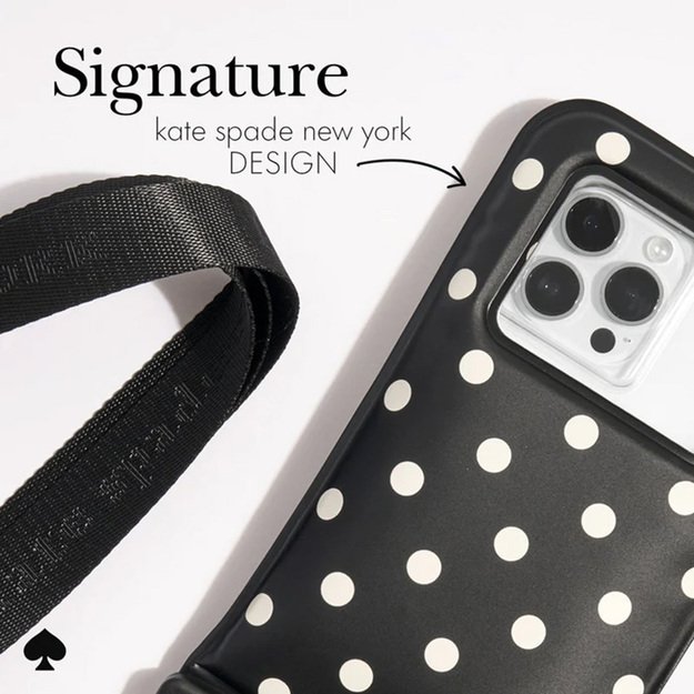 „Kate Spade New York“ vandeniui atsparus plaukiojantis dėklas – vandeniui atsparus dėklas išmaniesiems telefonams iki 6,7 colio (Picture Dot) 4
