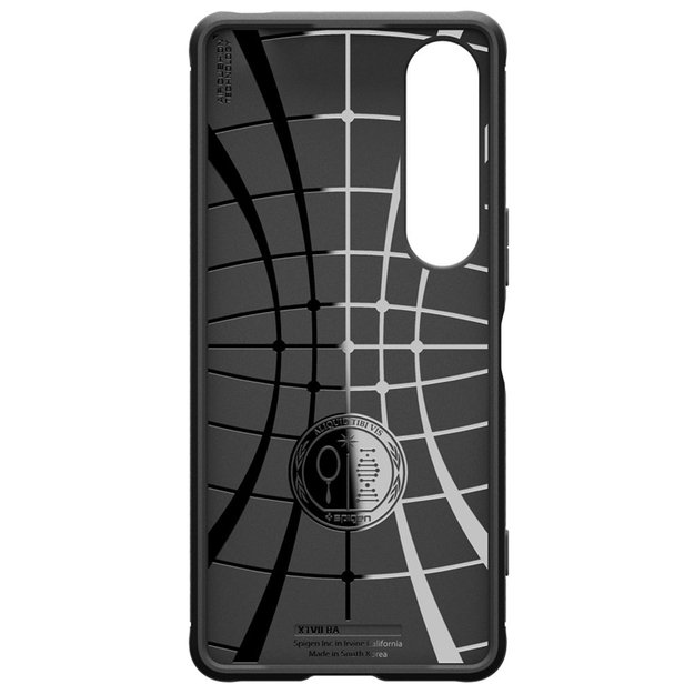 „Spigen Rugged Armor“ – dėklas, skirtas „Sony Xperia 1 VII“ (matinis juodas) 5