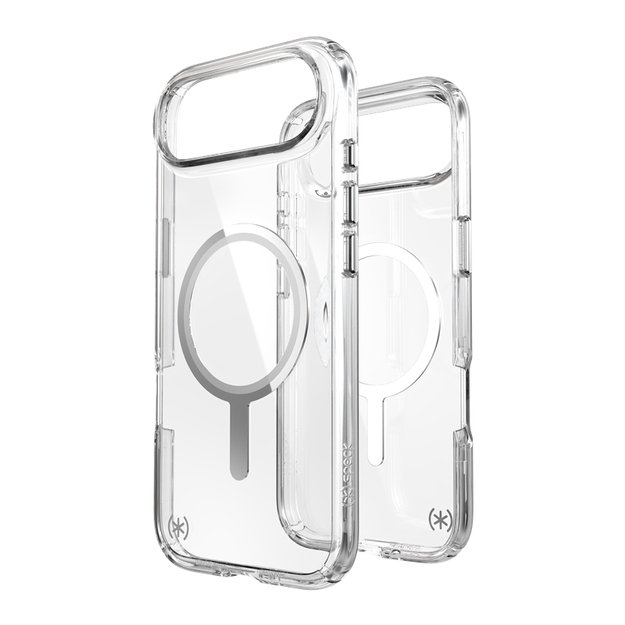 „Speck Presidio Perfect Clear MagSafe“ dėklas „iPhone 17 Air“ (skaidrus / sidabrinis) 5