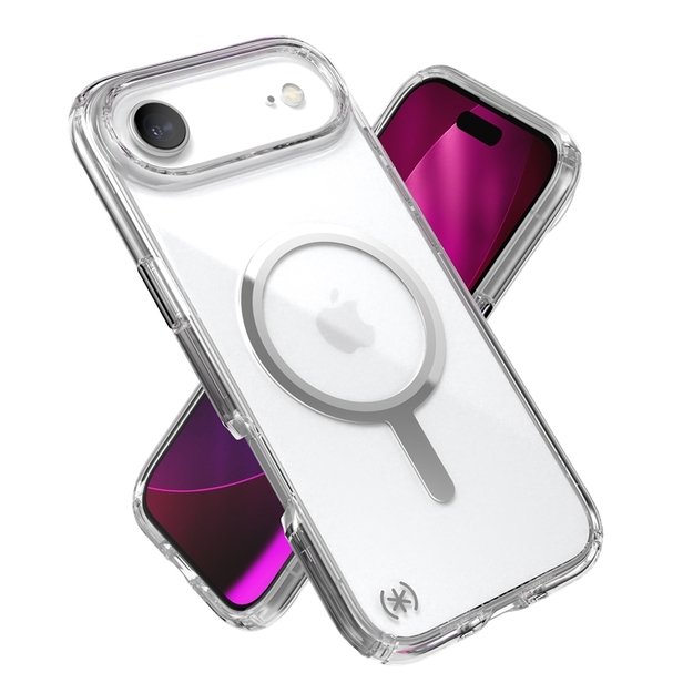 „Speck Presidio Perfect Clear MagSafe“ dėklas „iPhone 17 Air“ (skaidrus / sidabrinis) 7