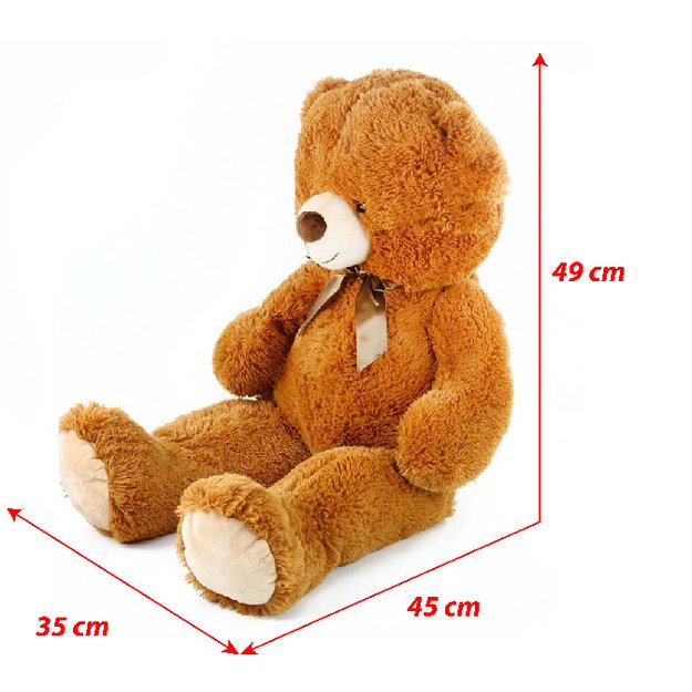 Didelis meškiukas Oskaras su etikete 90 cm 5