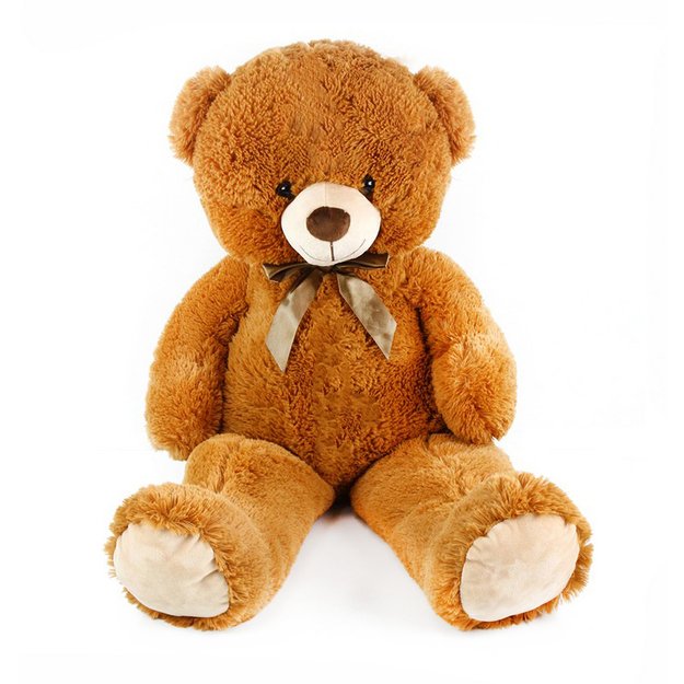 Didelis meškiukas Oskaras su etikete 90 cm 1