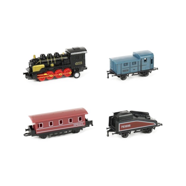 Metalinis mini traukinys 4 tipai 1