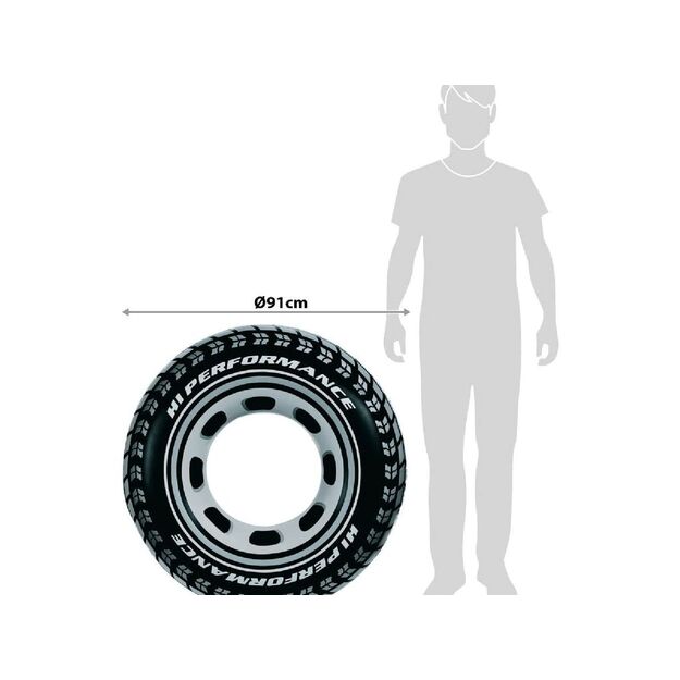 Pripučiamas žiedas plaukiojanti padanga 91 cm 3