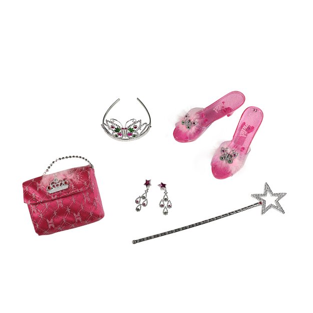 Princesės rinkinys su rožiniais aksesuarais 2