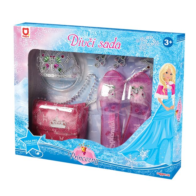 Princesės rinkinys su rožiniais aksesuarais 1