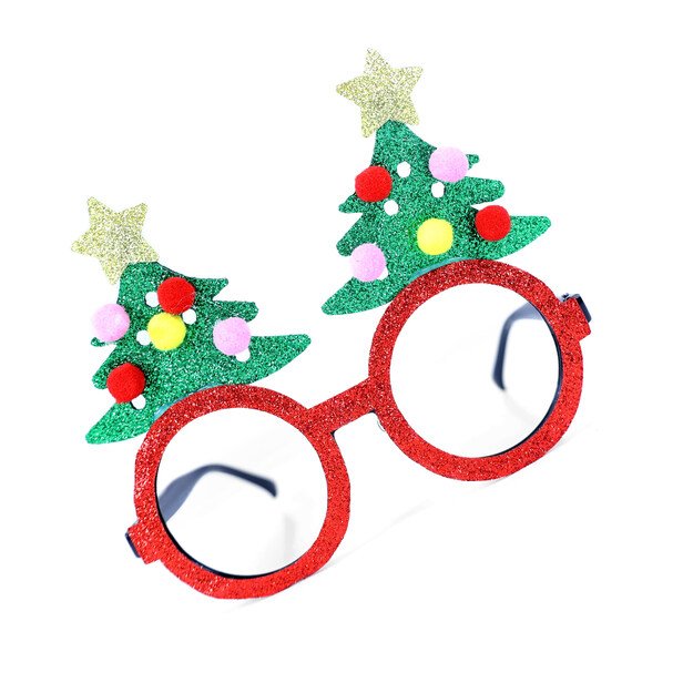 Christmas glasses with trees for adults 3