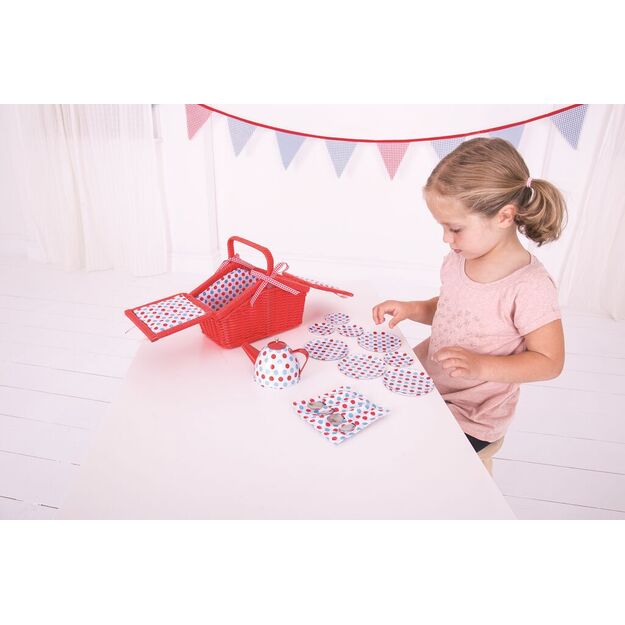 Bigjigs mediniai žaislai - pikniko arbatos rinkinys 2