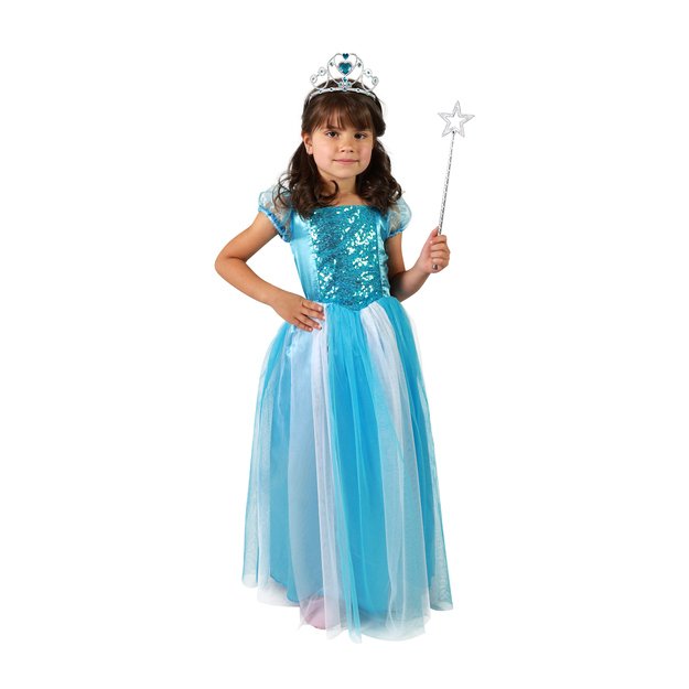 Children costume - blue princess (M) 1