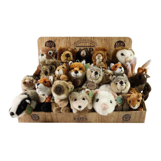 Plush forest animals display ECO-F. 2