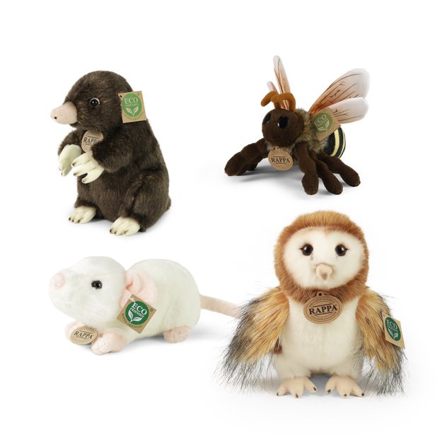 Plush forest animals display ECO-F. 6