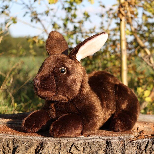 Plush brown rabbit 36cm ECO-FRIENDLY 1