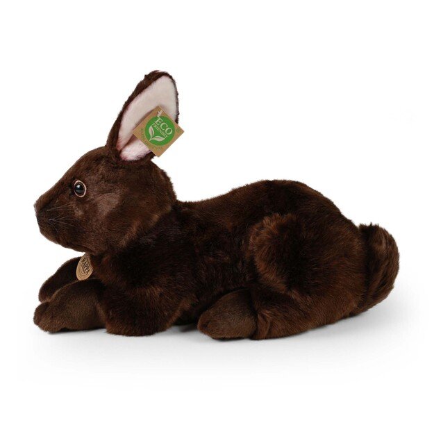 Plush brown rabbit 36cm ECO-FRIENDLY 3