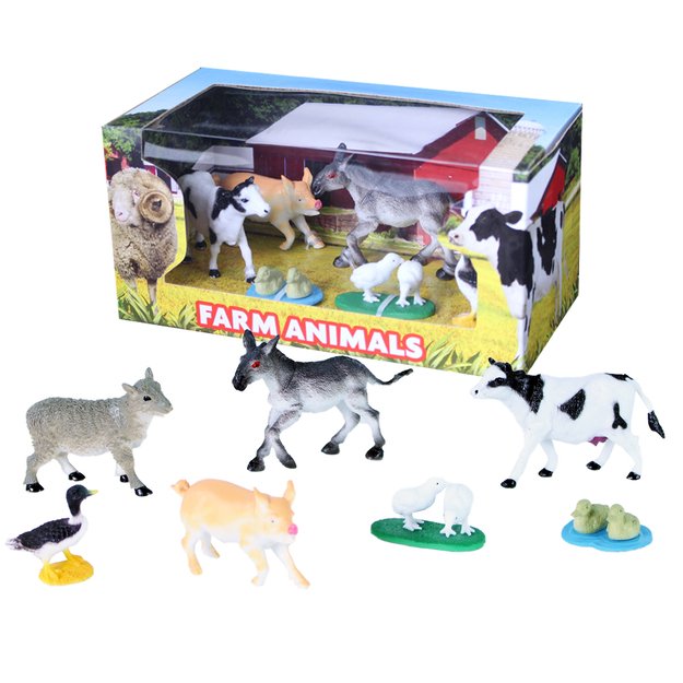 Domestic animals 7 pcs in a box 3