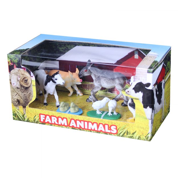 Domestic animals 7 pcs in a box 2