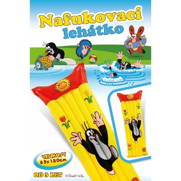 Inflatable lounger Mole 65x180 cm