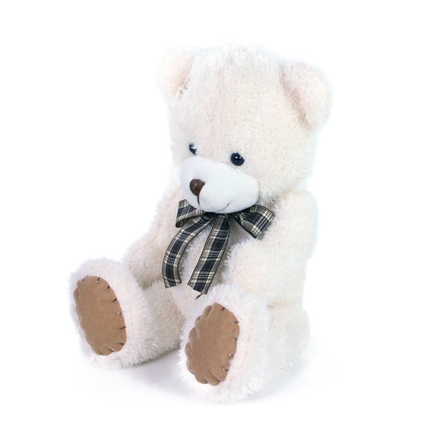 Teddy bear with a ribbon 27 cm 2