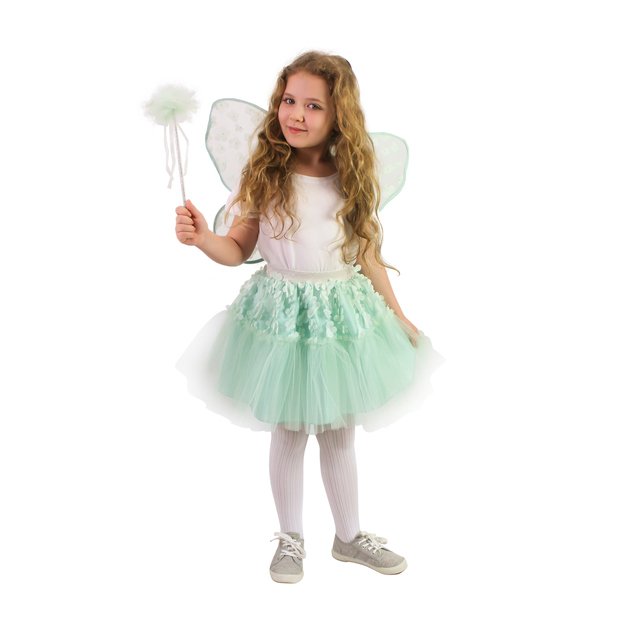 Children costume green fairy tutu e-pack 3