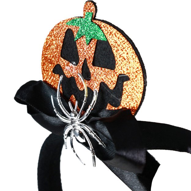 the Halloween headband with pumpkin 3