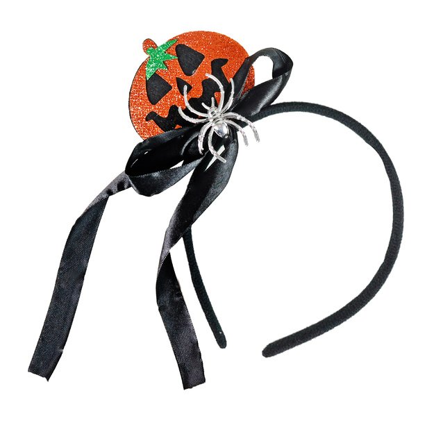 the Halloween headband with pumpkin 1