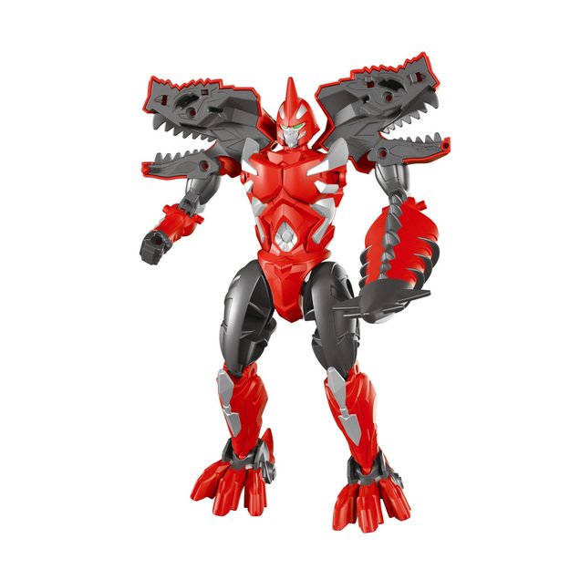 Red dinosaur transformation 1