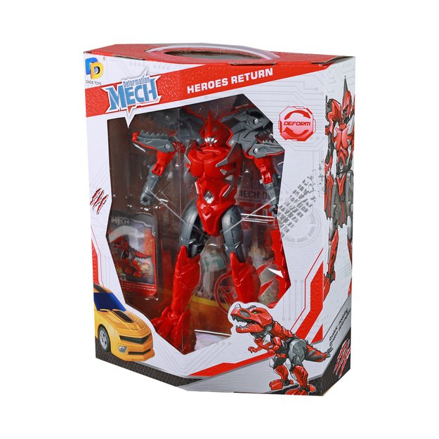 Red dinosaur transformation 2