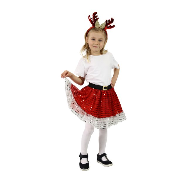 Children costume reindeer tutu skirt with accs. 3