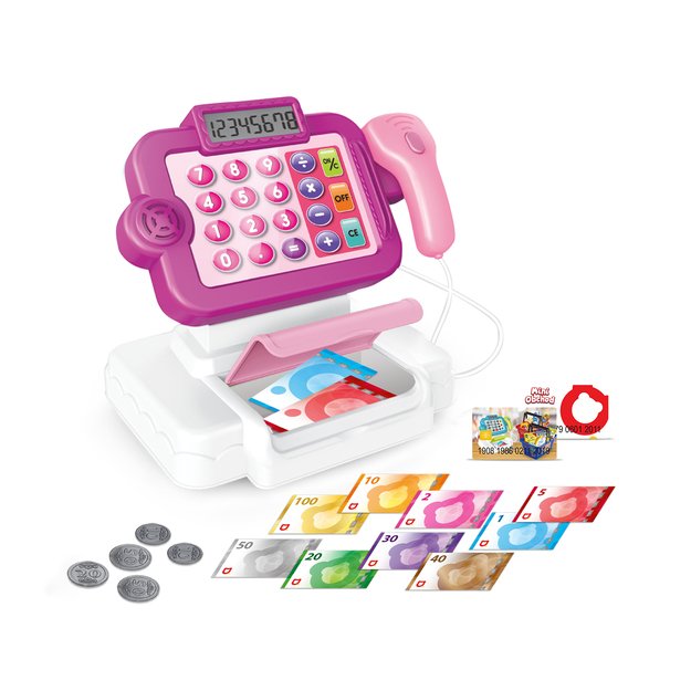 Czech cash register pink 10