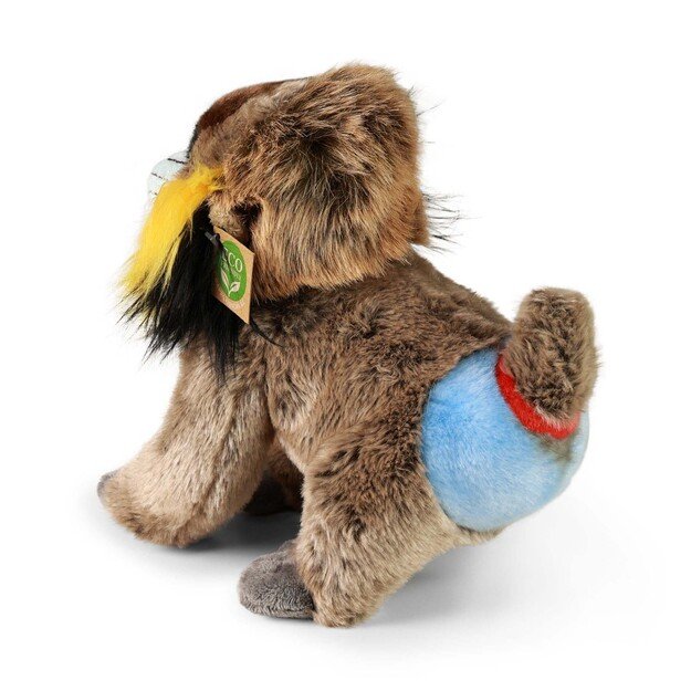 Plush monkey mandrill 28 cm ECO-FRIENDLY 4