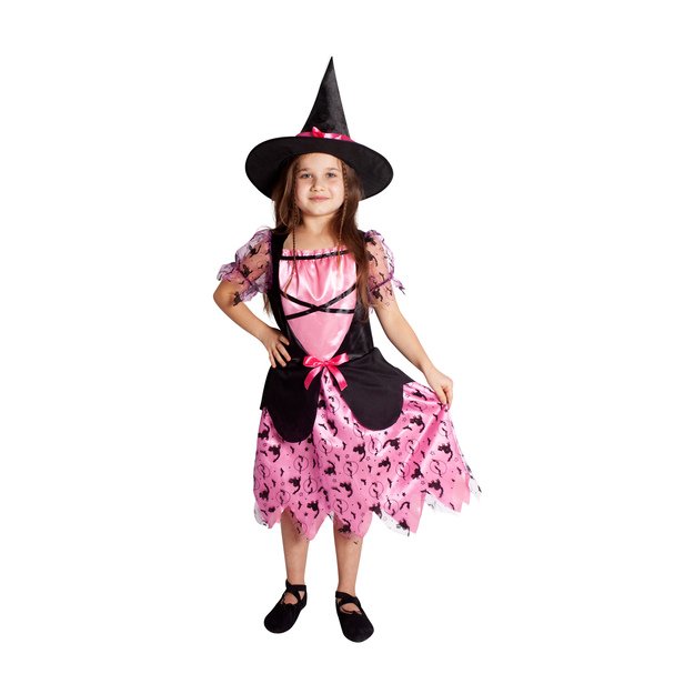 Children costume - pink witch (M) e-pack 3