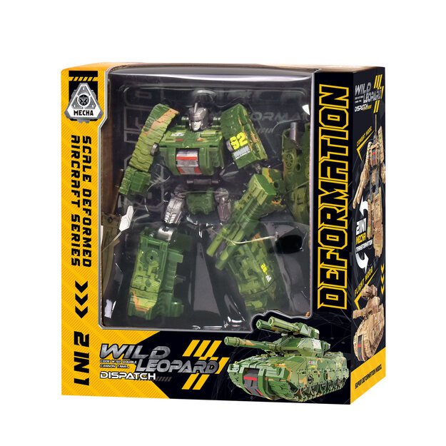 Robot foldable tank green 3