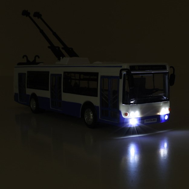 Trolleybus Czech reporting stops 28 cm 10