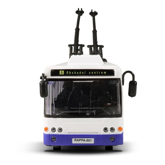 Trolleybus Czech reporting stops 28 cm 4