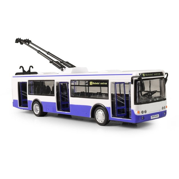 Trolleybus Czech reporting stops 28 cm 3