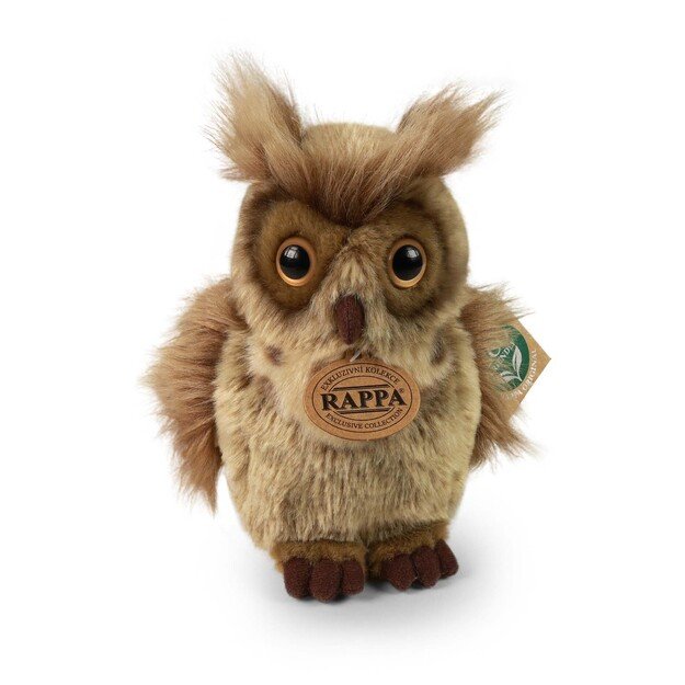 Plush great horned owl 16cm ECO-FRIENDLY 4