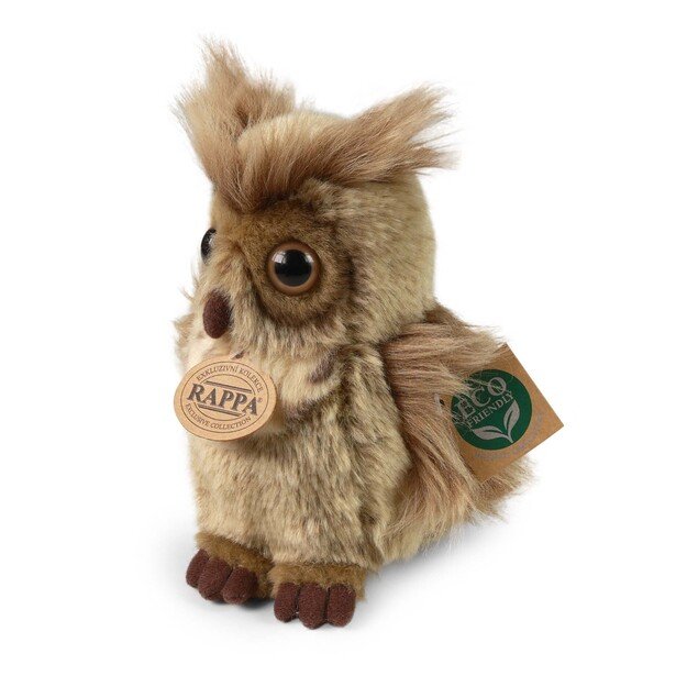 Plush great horned owl 16cm ECO-FRIENDLY 1