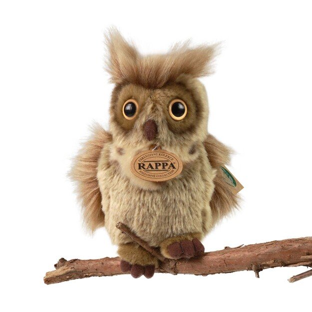 Plush great horned owl 16cm ECO-FRIENDLY 3