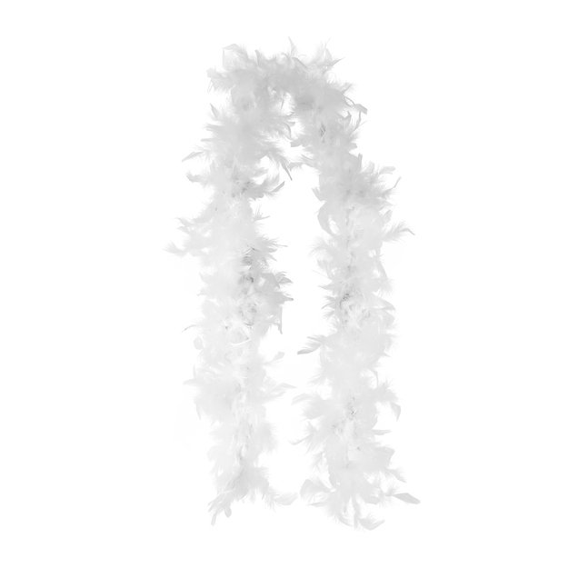 Balta plunksninė boa 2 m 1