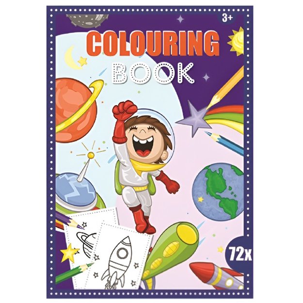 Book colouring 72pgs A4 8