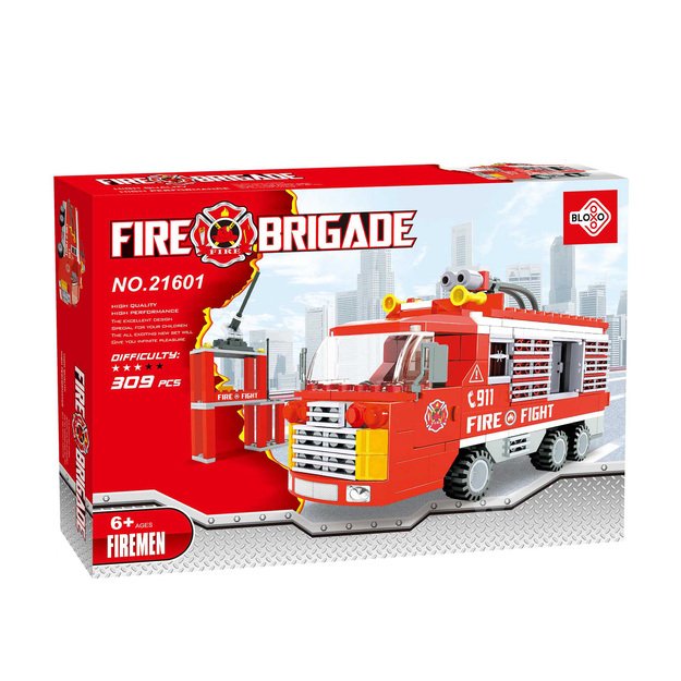 BLOXO ugniagesio konstravimo rinkinys, 278 dalys 2