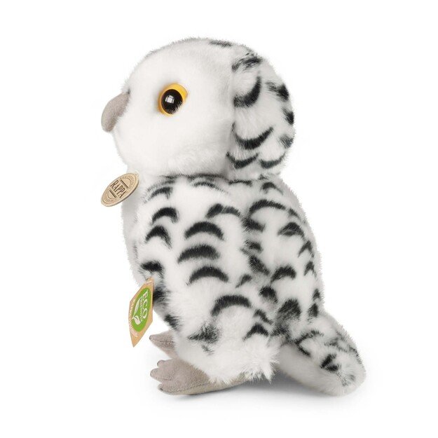 Plush white owl 25 cm ECO-FRIENDLY 2