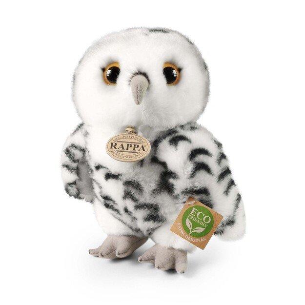 Plush white owl 25 cm ECO-FRIENDLY 1