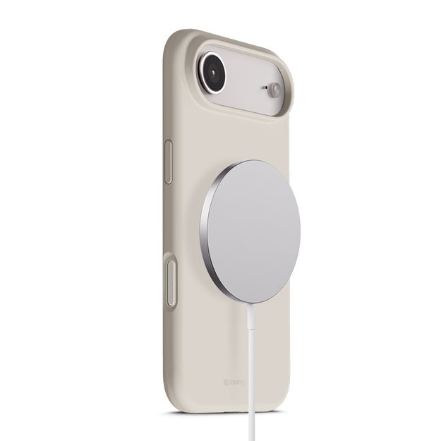 „Crong“ spalvotas magnetinis dėklas „MagSafe iPhone Air“ (akmens smėlio spalvos) 11